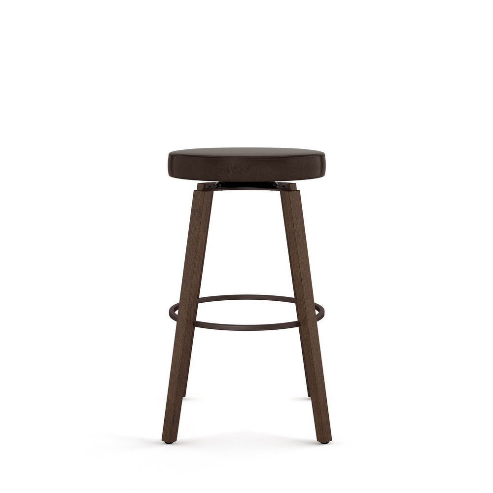 Amisco Walden Swivel Counter and Bar Stool