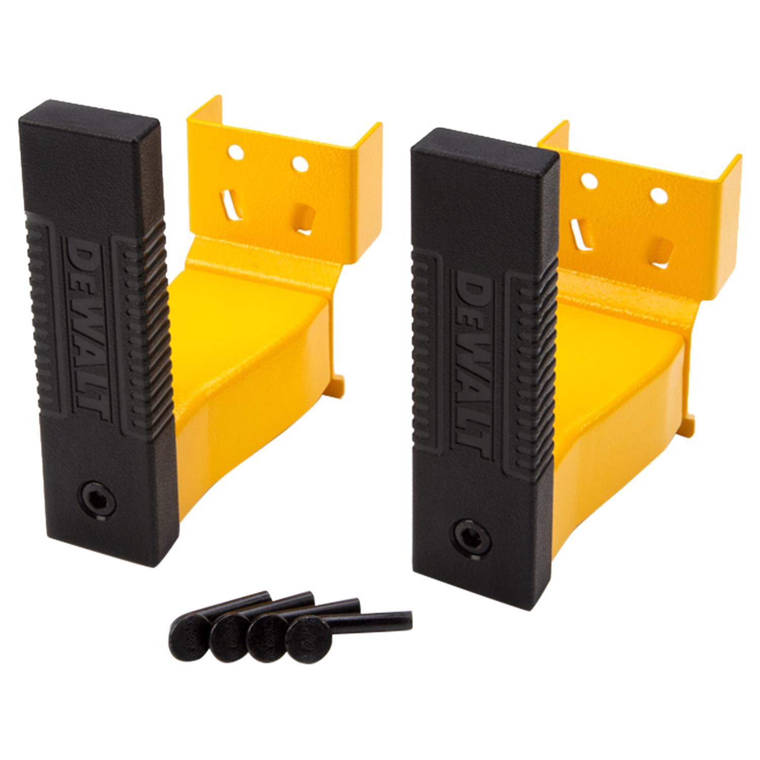 DW 5.5 in. W X 6.25 in. H Cord Minder Bracket Set Steel Black/Yellow