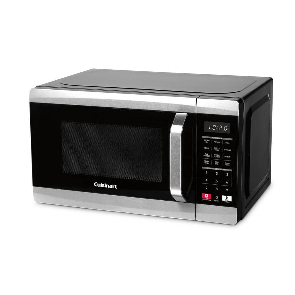 Cuisinart 0.7 cu. ft. 700-Watt Countertop microwave in Black and Stainless Steel CMW-70