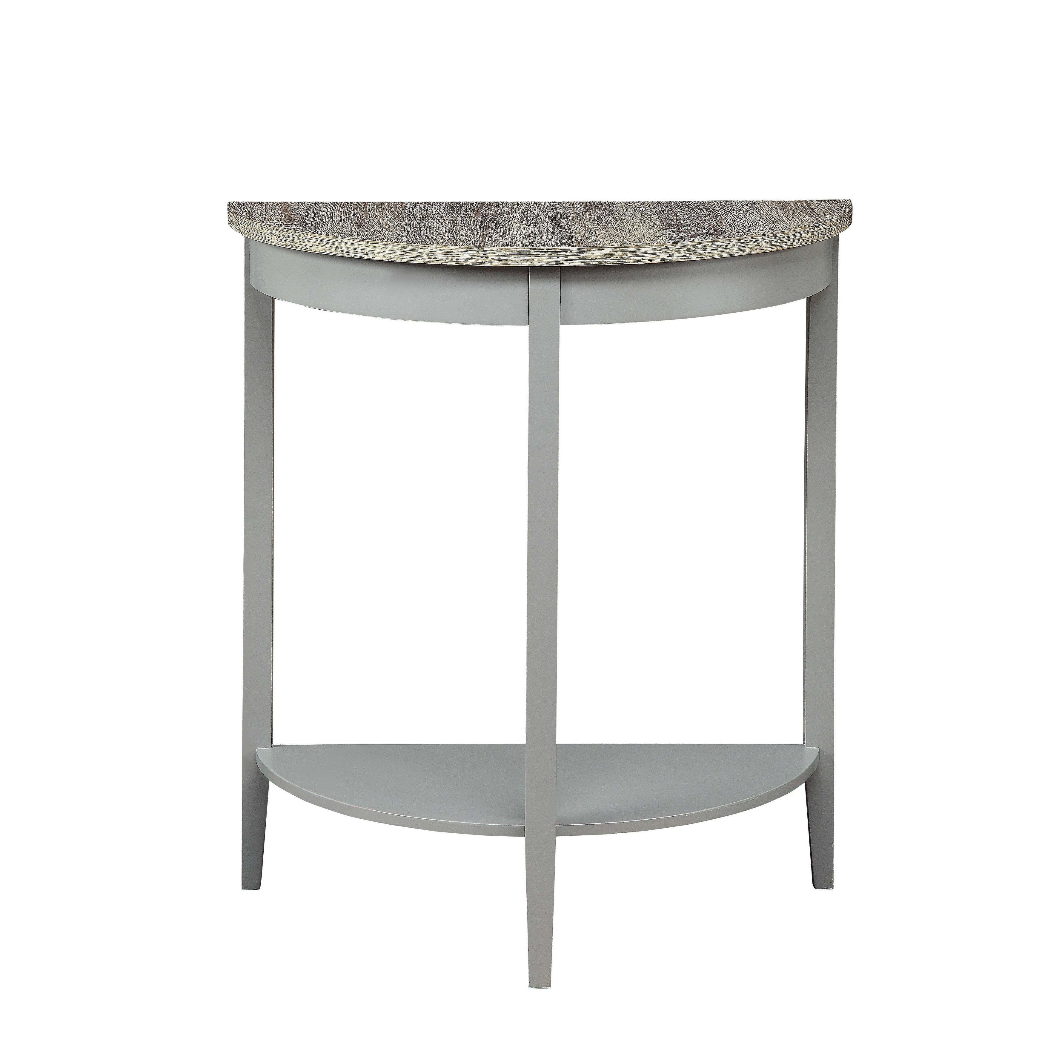 Half Moon Console Table，Foyer Sofa Table - 28