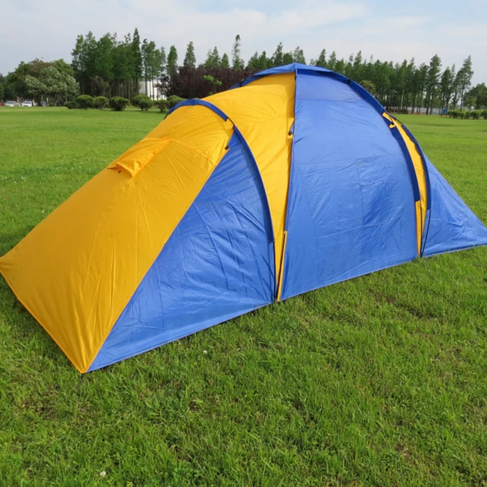 Large Tents Camping Outdoor Heavy Duty Waterproof 3 4 People Double layer Camping Tent 2 Room