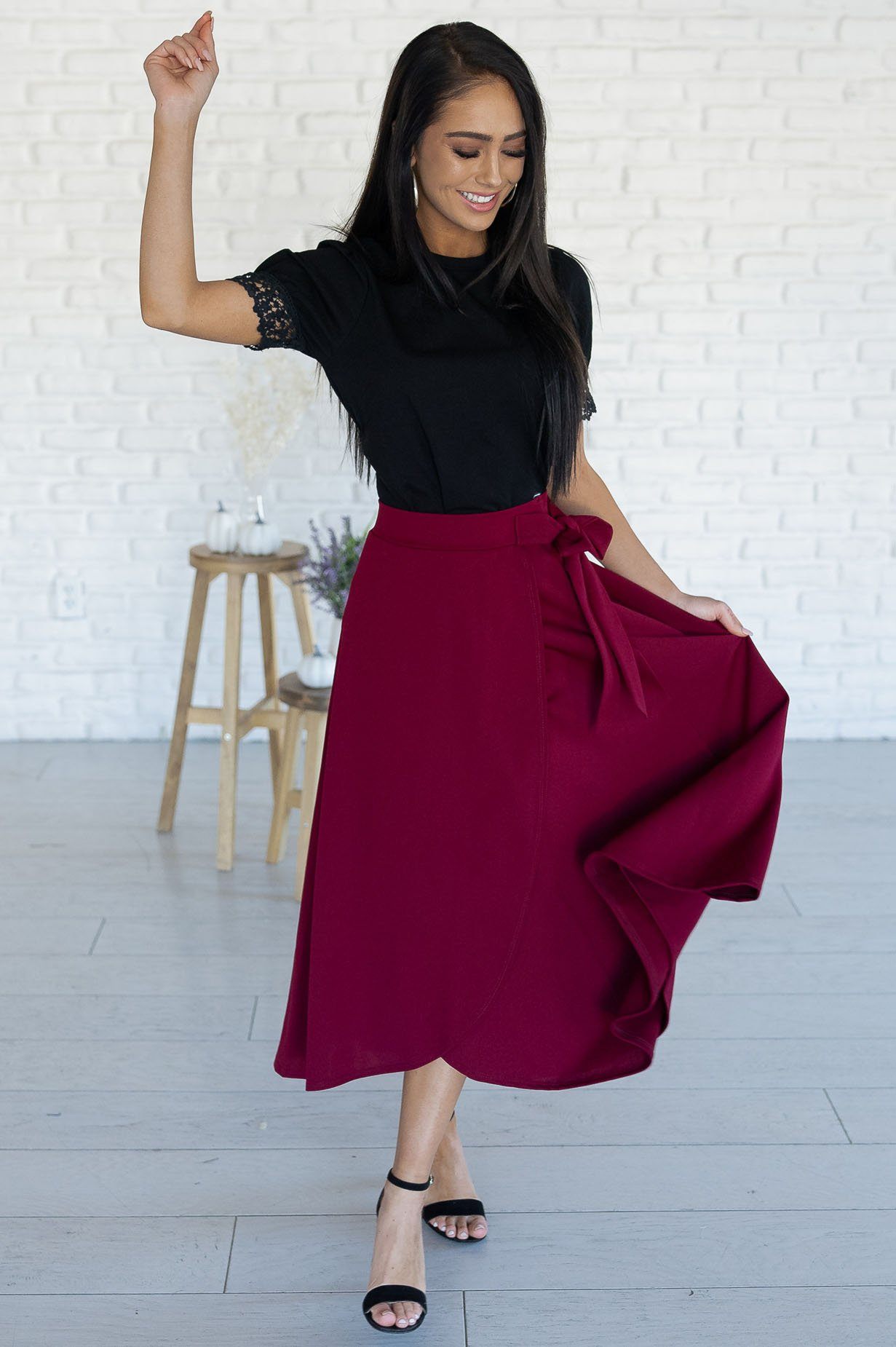 Stand By Our Love Modest Circle Skirt