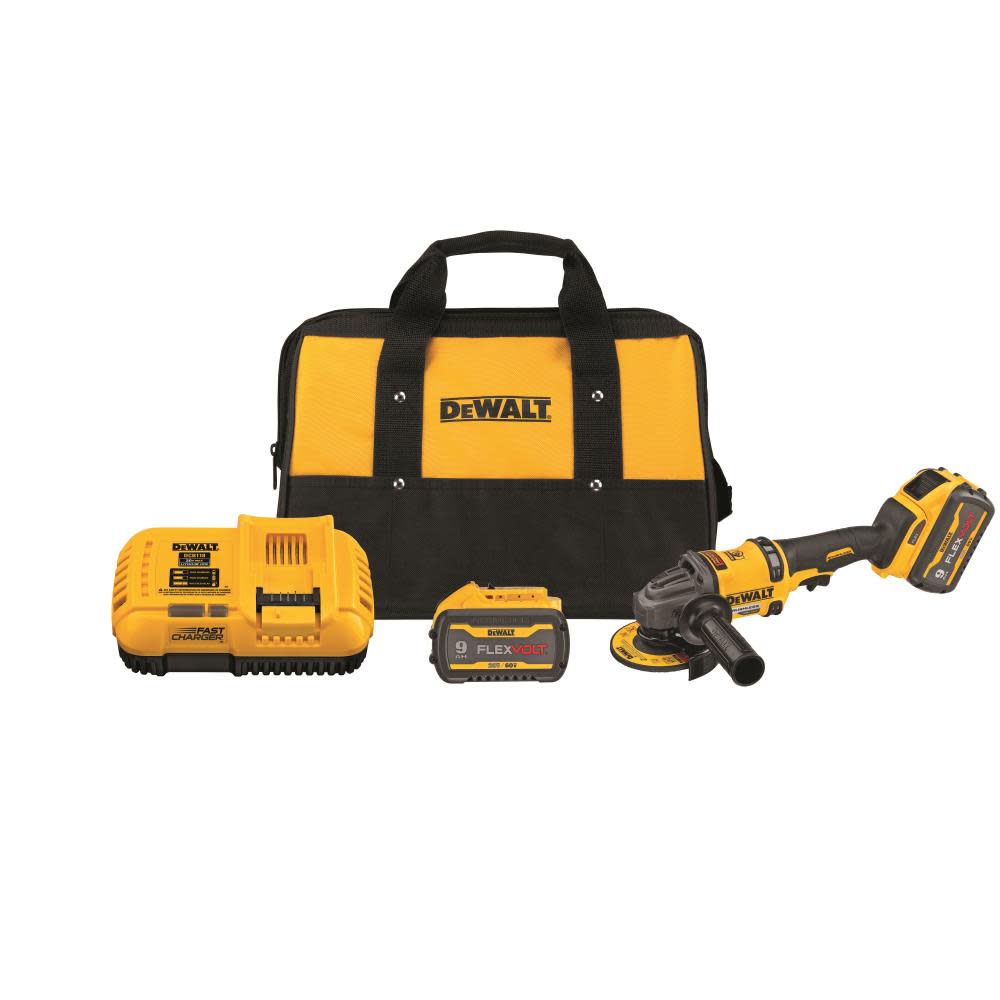 DEWALT FLEXV 60V MAX 4 1/2" - 6" Grinder with Kickback Brake Kit DCG418X2 from DEWALT