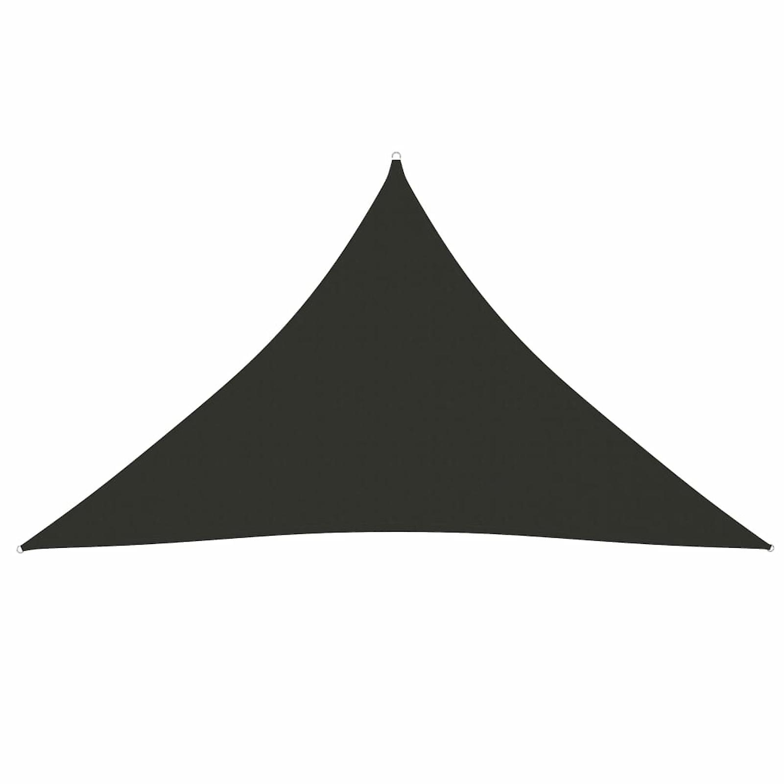 Sunshade Sail Oxford Fabric Triangular 3x3x4.24 M Anthracite No.360888