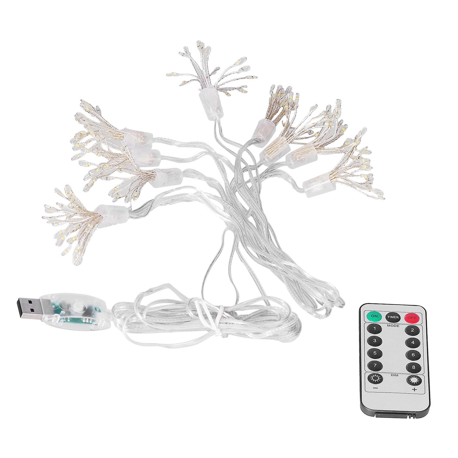 Usb Powered 10 Flower Lamp 150 Lamp Beads Remote Control Lamp For Wedding Christmas Party