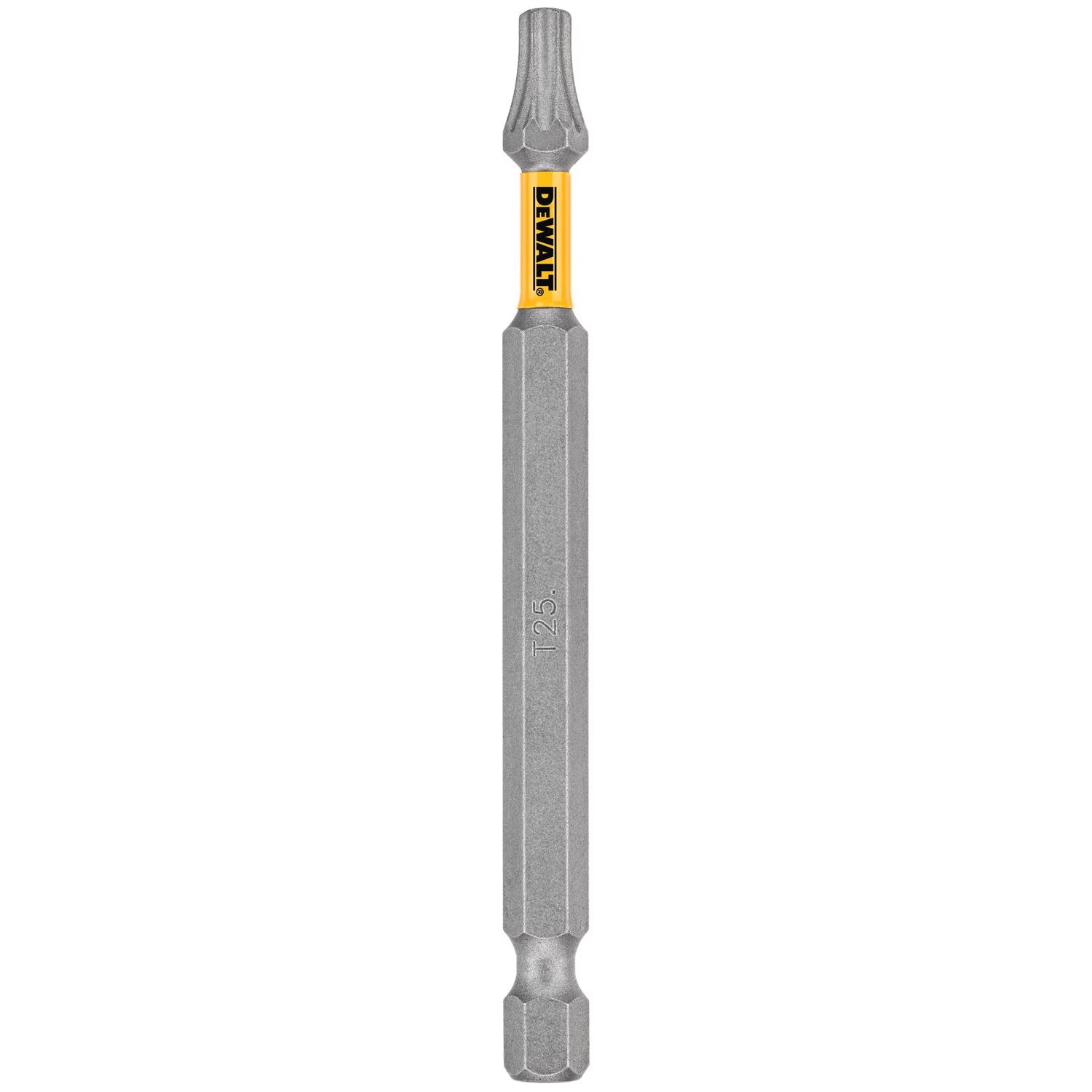 DW Max Fit Torx #25 X 3.5 in. L Screwdriver Bit Steel 1 pk