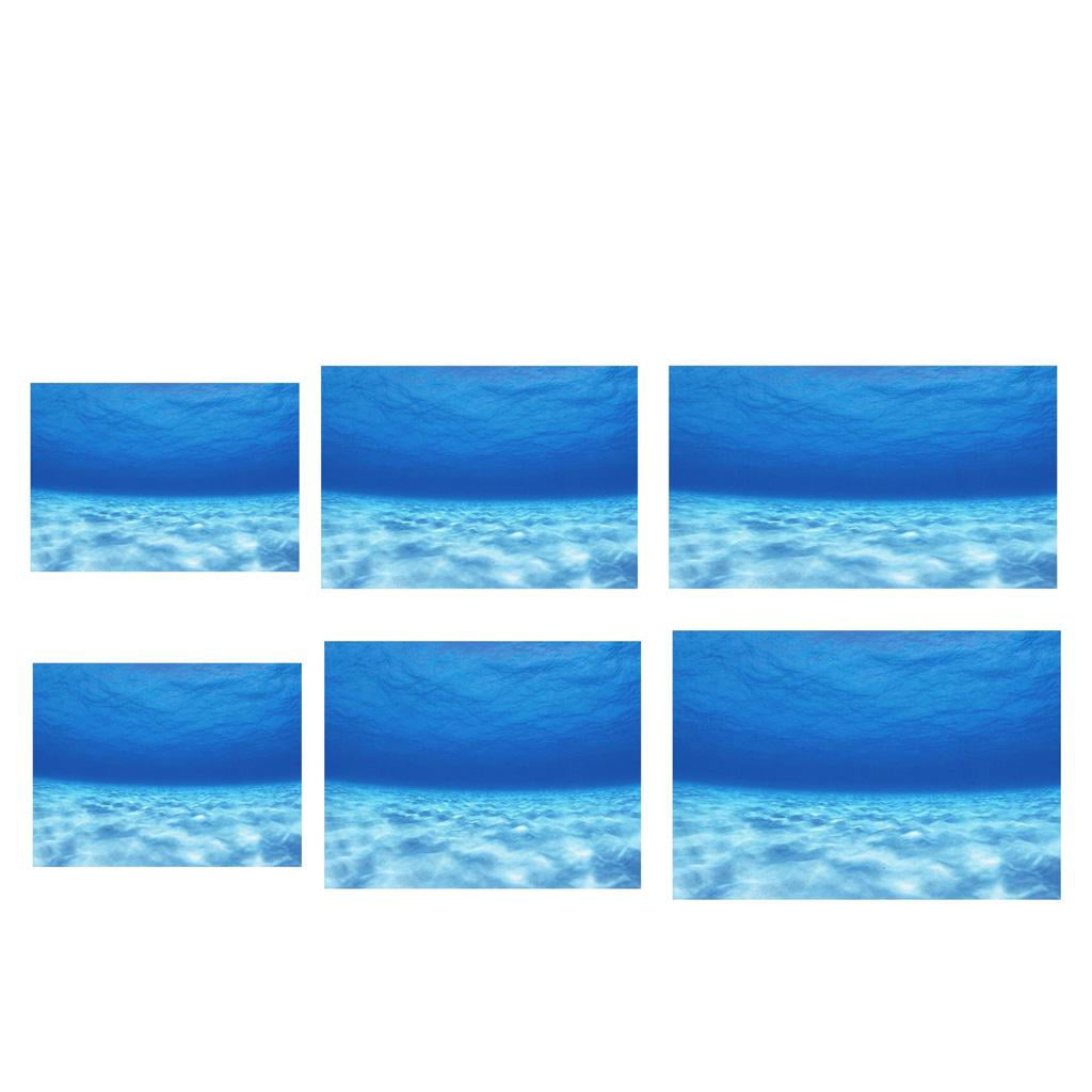 Aquarium Background Easy to Apply and Remove For Aquarium Landscape Decor 122x46cm