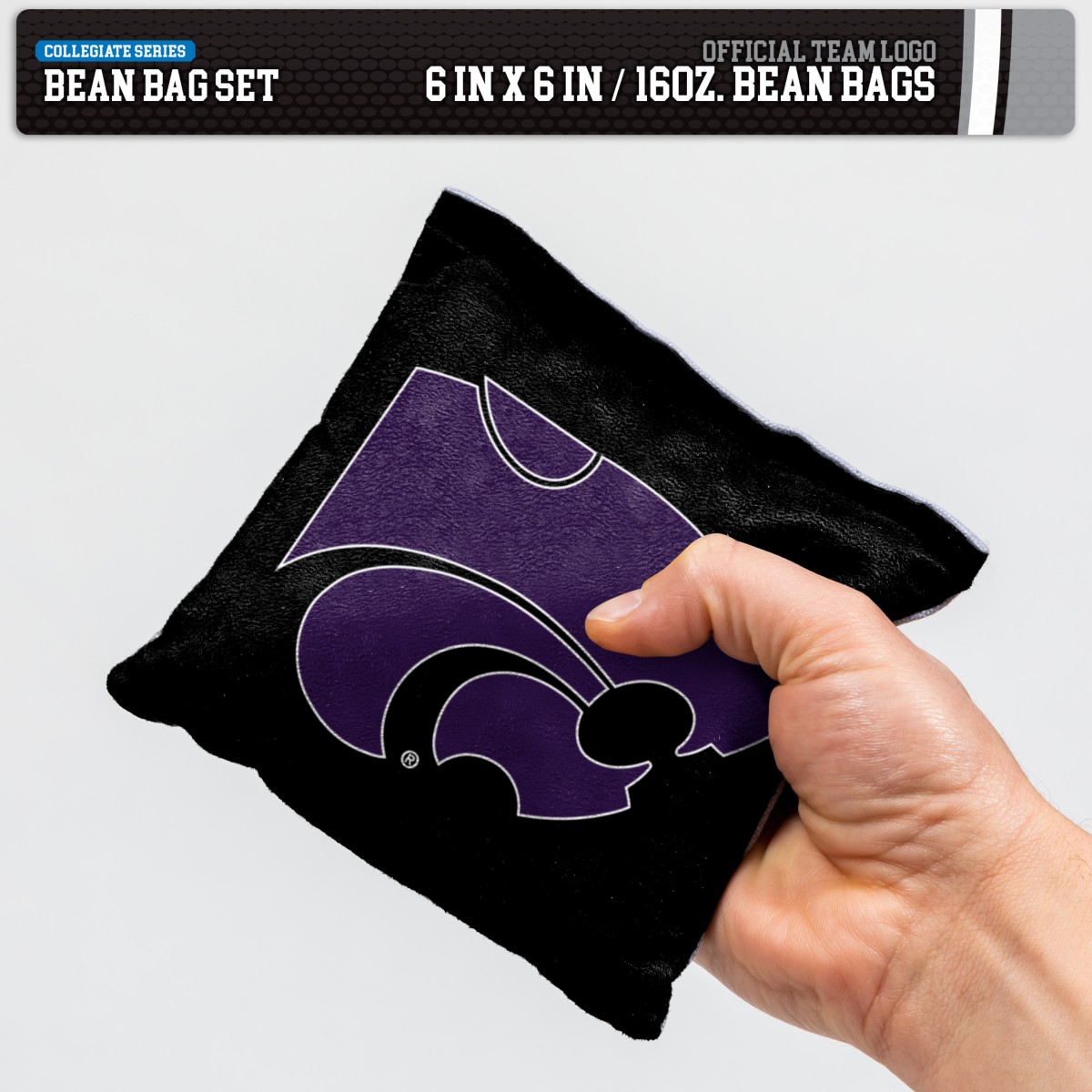 Eastpoint Kansas State Wildcats Bean Bag 4 Pack