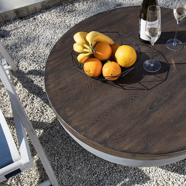 COSIEST Bowl Shaped Indoor Outdoor Accent Table