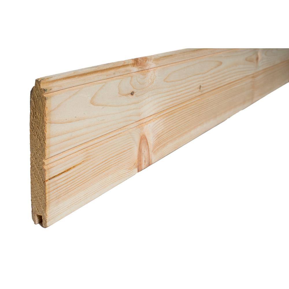 1 in. x 6 in. x 8 ft. Premium Tongue and Groove Pattern Common Softwood Boards 604437