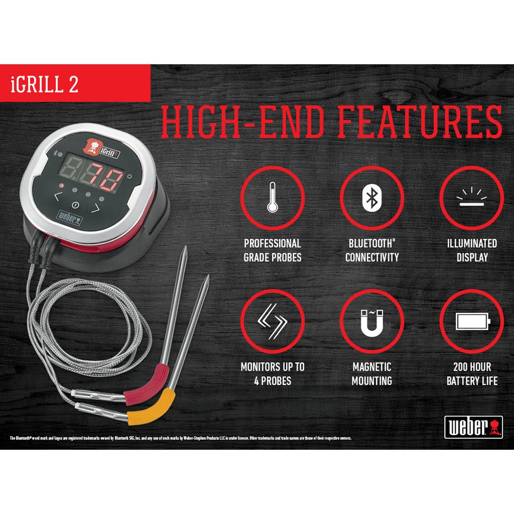 iGrill 2 BlueTooth App Connected Thermometer