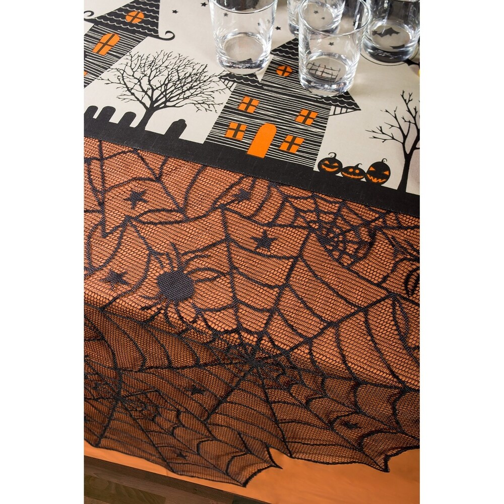 DII Haunted House Table Runner