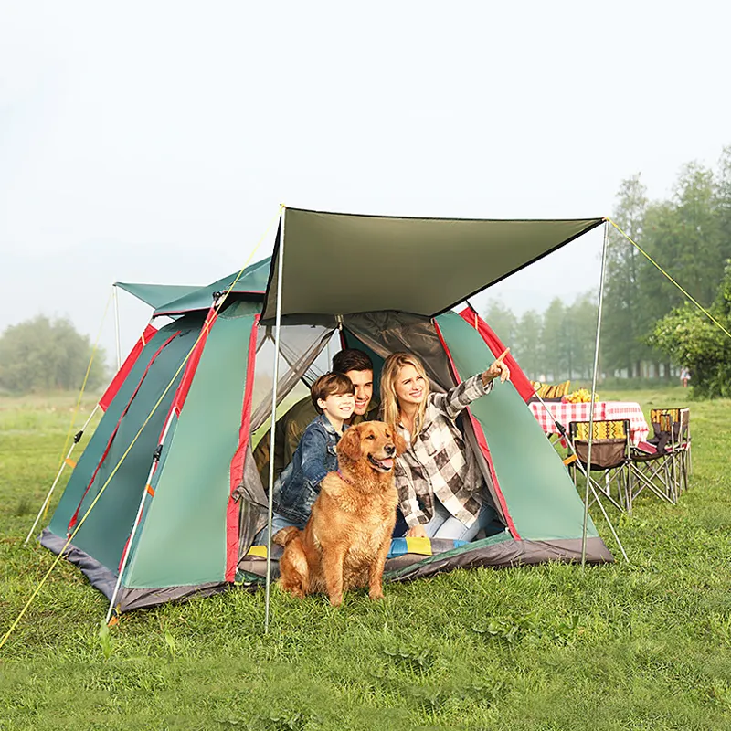 2 3 Persons Automatic POP UP Waterproof Tent Quick Build For Outdoor Camping Hiking With Carry Bag
