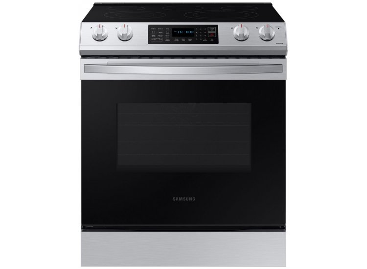  ADA 6.3 Cu. Ft. Fingerprint Resistant Stainless Steel Smart Slide-In Electric Range With Air Fry and Convection