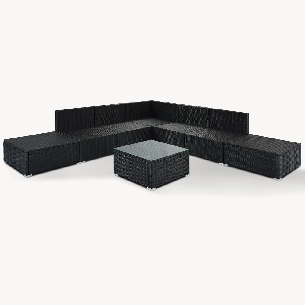 8 Pieces Outdoor Patio Furniture Sets