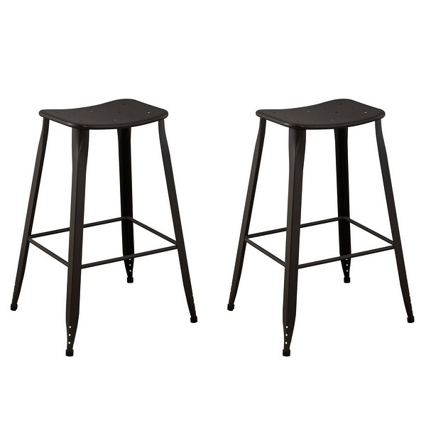 ACEssentials Saddle Backless Barstool 2PK 29