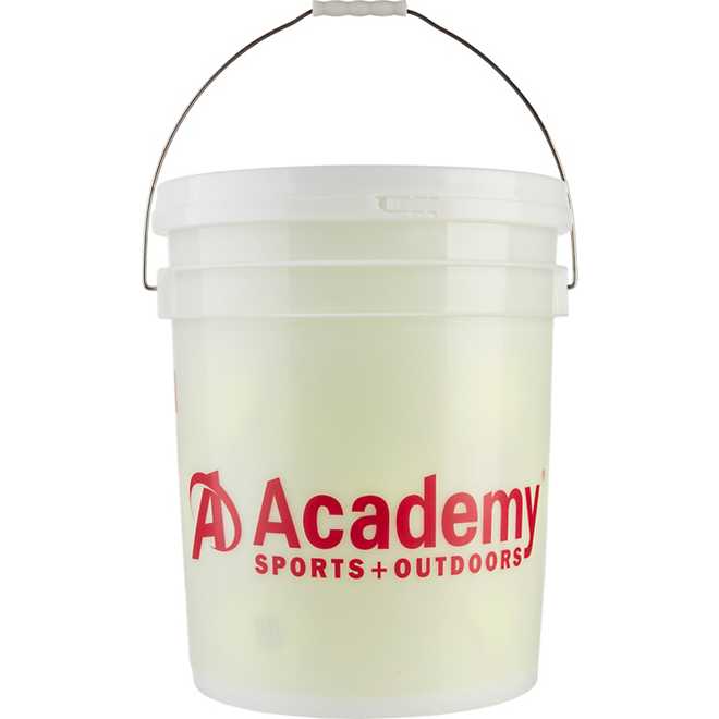 Academy Sports + Outdoors 12 in Fast-Pitch Practice Softballs 18-count Bucket