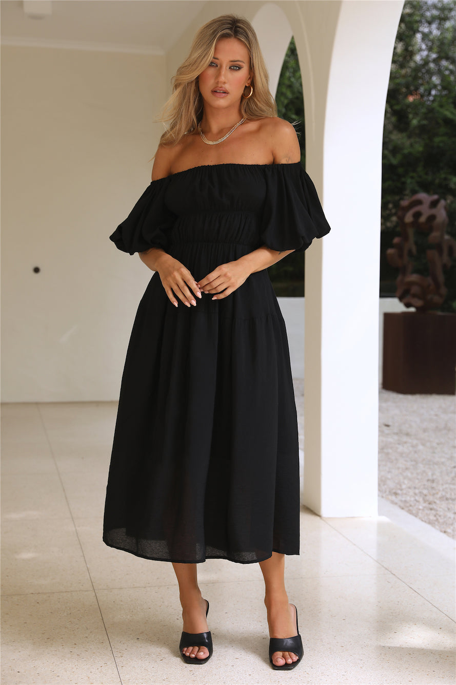 Building Me Midi Dress Black