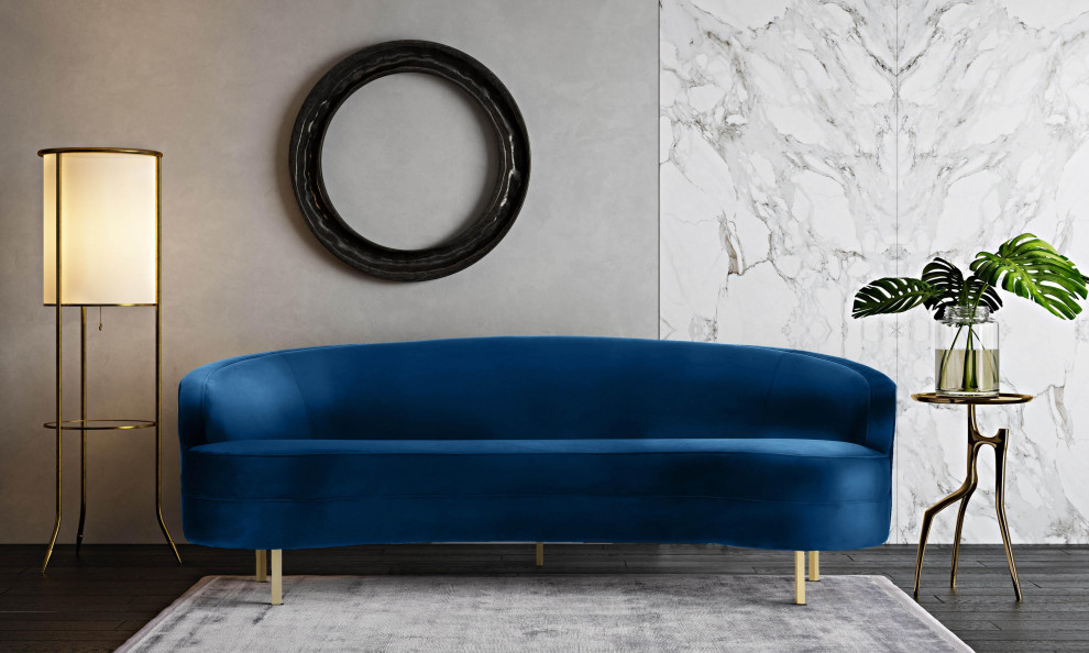 Baila Velvet Sofa   Contemporary   Sofas   by TOV Furniture  Houzz