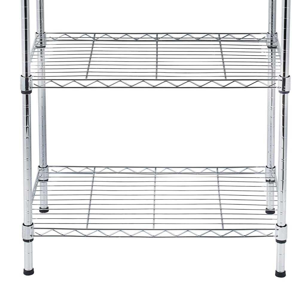 5 Tier Kitchen Metal Organizer Wire Storage Shelving Rack