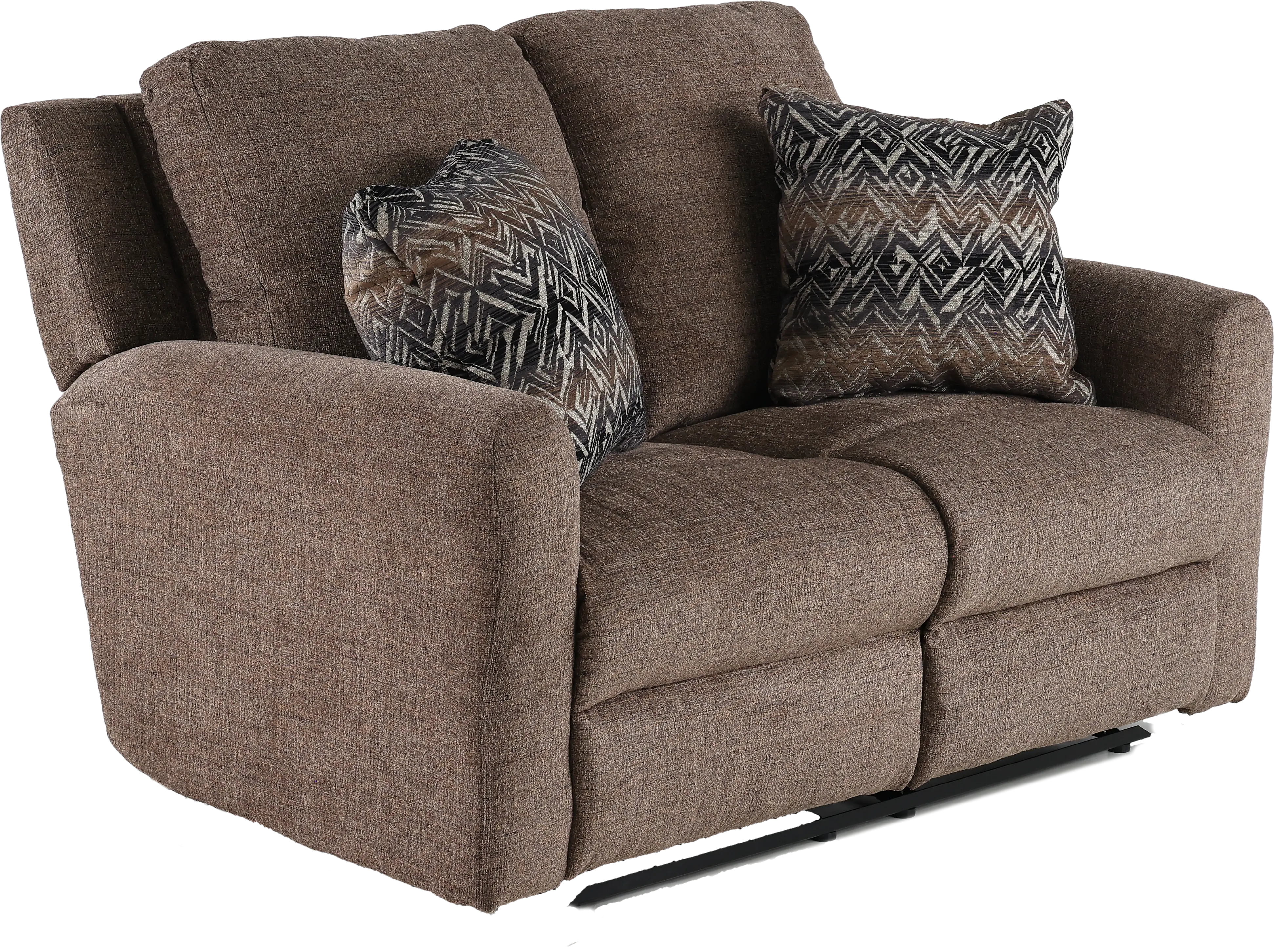 Calvin Otter Brown Power Reclining Loveseat