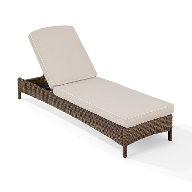 Bradenton Outdoor Wicker Chaise Lounge Crosley