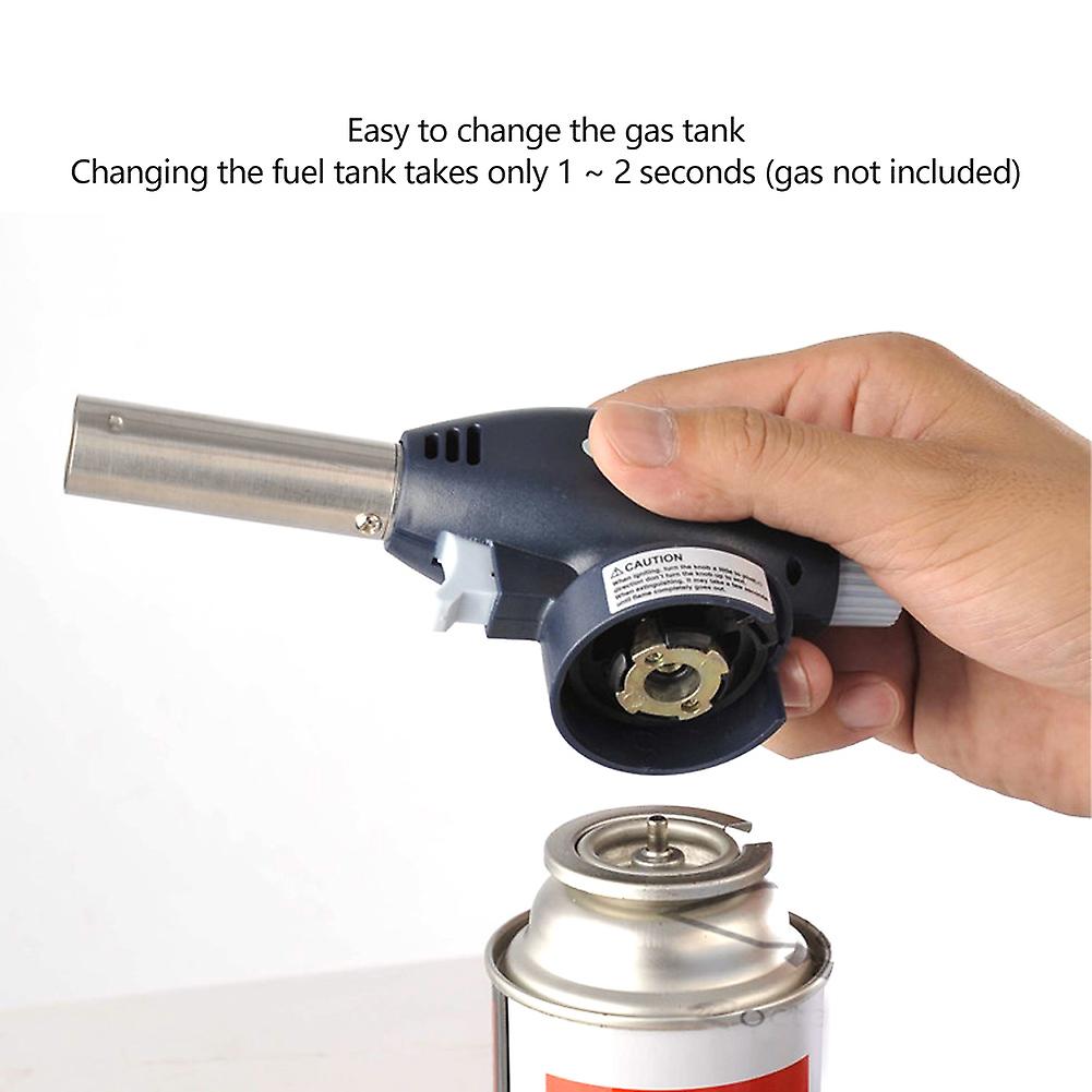 915 Outdoor Camping Bbq Flame Gas Torch Automatic Piezoelectric Ignition Flamethrower Burner