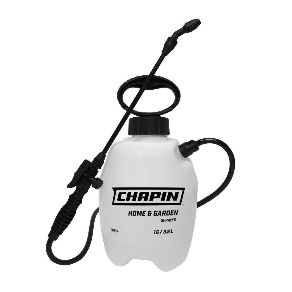 Chapin 1 Gal. Lawn Garden and Multi-Purpose Poly Tank Sprayer with Adjustable Nozzle for Fertilizers 16144