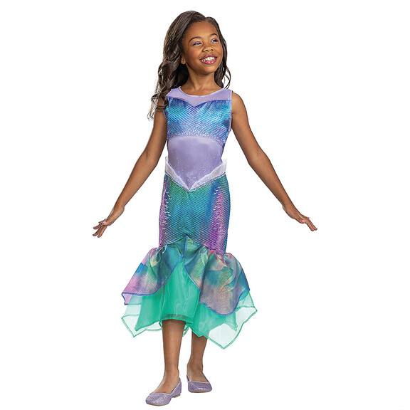 Disguise Kid's Classic Live Action Ariel Mermaid A...