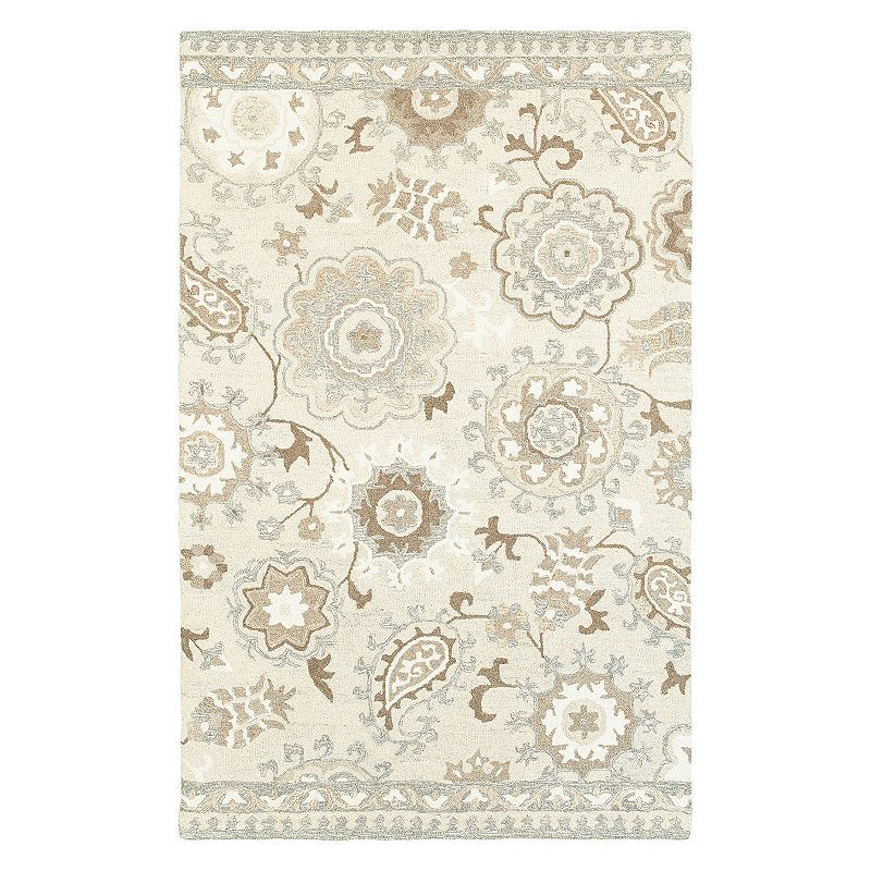 StyleHaven Cadence Paisley Garden Floral Wool Rug