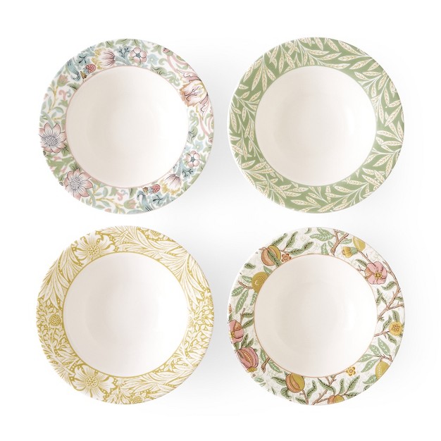 Spode Morris amp Co Bistro Pasta Bowl Set Of 4 Assorted Designs