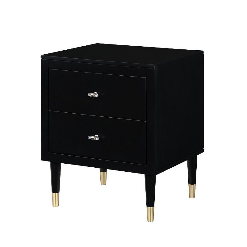 MANHATTAN COMFORT Stanton Modern 2-Drawer Nightstand Table