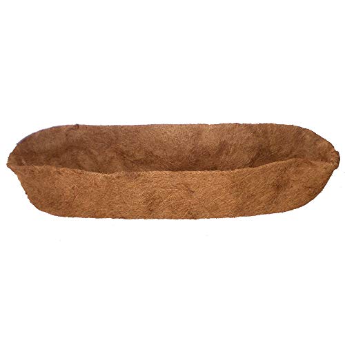 Gardener Select (R878) Trough Coco Liner, Preshaped Trough Coconut Fiber, Coir Liner for Trough Planter (36 Inch)