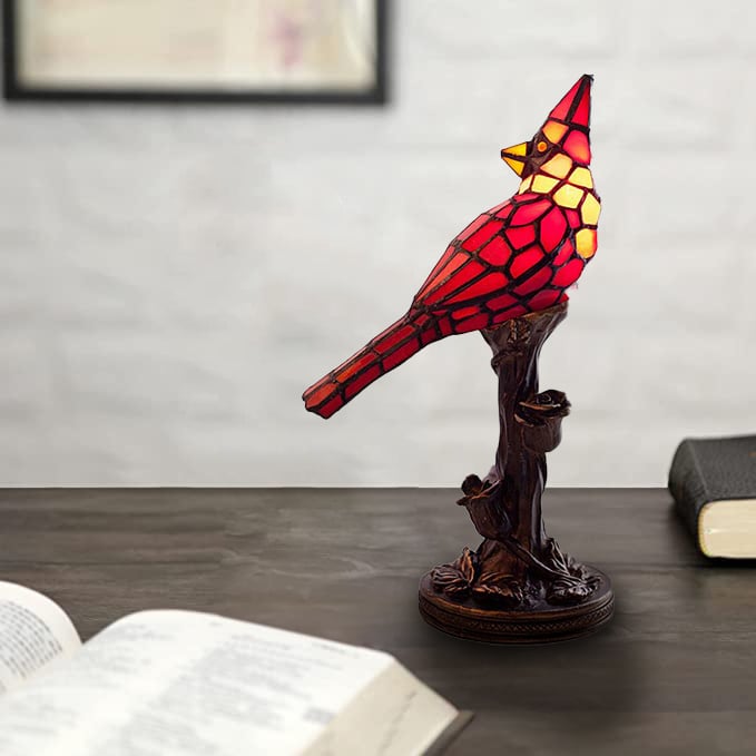 Last Day 70% OFF - Cardinal Bird Lighted Art Novelty Lamp