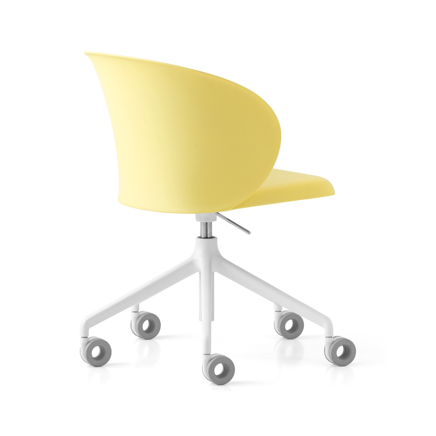 Tuka Indoor/Outdoor Optic White Base Swivel Office Chair