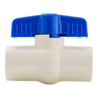 Everbilt 12 in. x 12 in. IPS x IPS PVC Schedule 80 Ball Valve with Quarter-Turn Operation 107-133HC