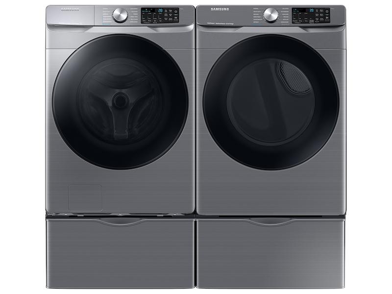 Samsung WF45B6300AP 4.5 Cu. Ft. Large Capacity Smart Front Load Washer With Super Speed Wash In Platinum