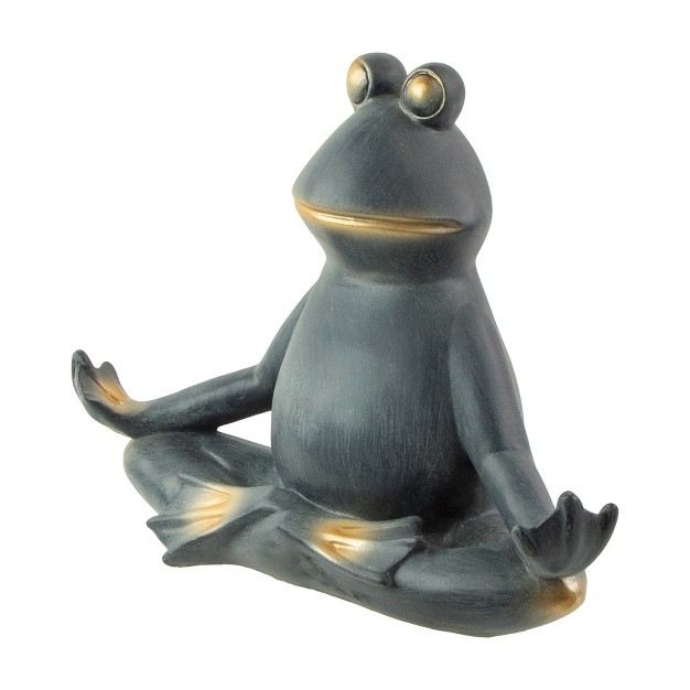 Frog In Lotus Yoga Position Garden Statue