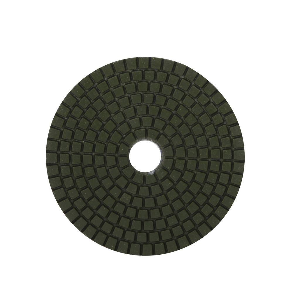 Rubi 4 in. 50 Grit Resin Wet Polishing Pad 61942