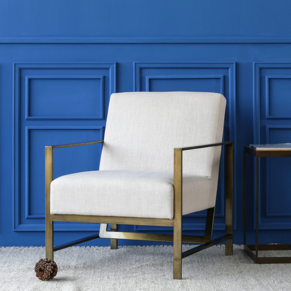 Francis Fabric Arm Chair   Contemporary   Armchairs And Accent Chairs   by HedgeApple  Houzz