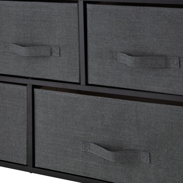 Simplify 5 Drawer Storage Chest Gray