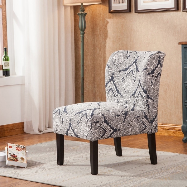 The Curated Nomad Pavilion Upholstered Armless Accent Slipper Chair