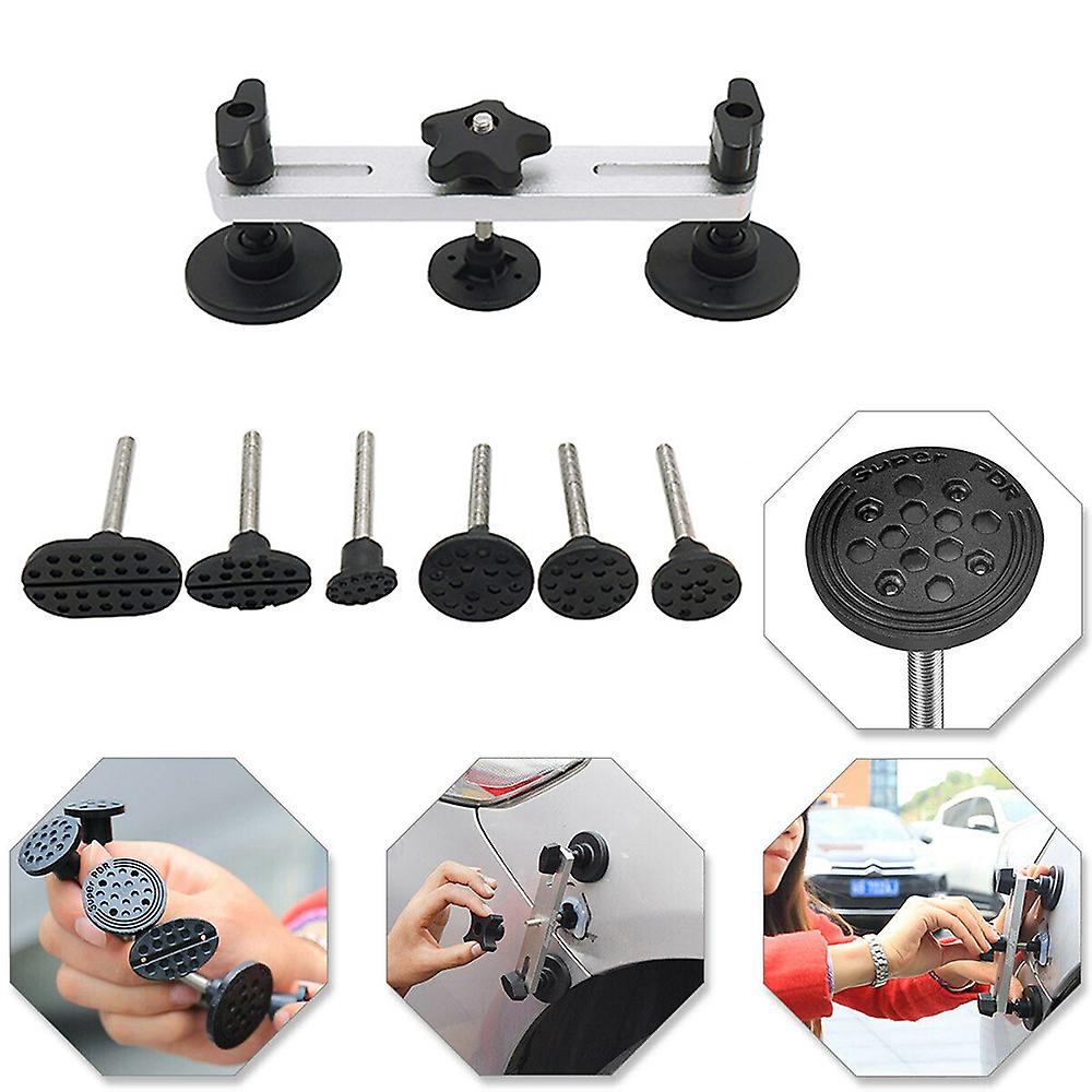 Bridge Dent Puller，7 Pcs Black Glue Puller Tabs， Glue Shovel， Accessory，