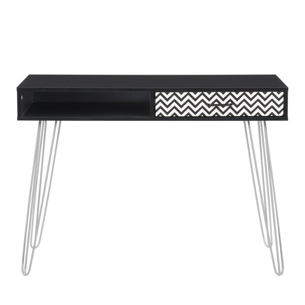 Carson Carrington Hurup Chevron Entryway Table/Desk