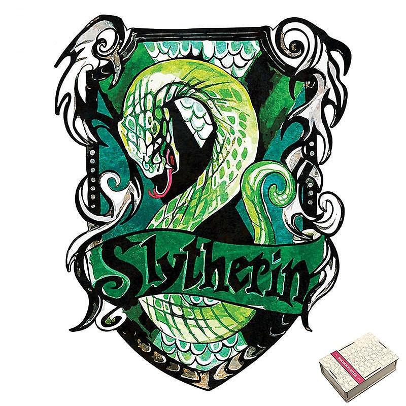 Anygame wooden puzzles slytherin jigsaw mysterious lynx gift interactive games