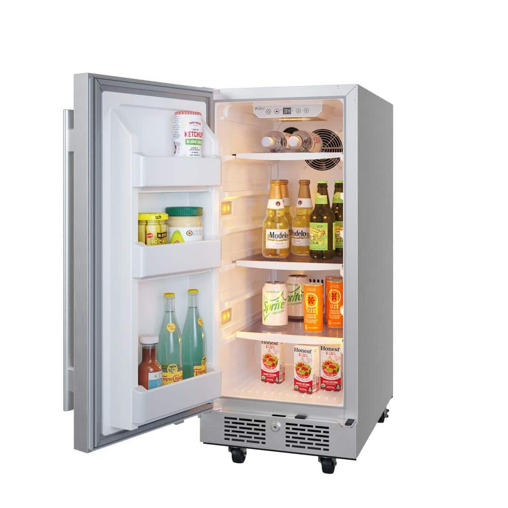 Avallon 3.3 cu. ft. Built-In Outdoor Refrigerator in Stainless Steel AFR152SSODLH