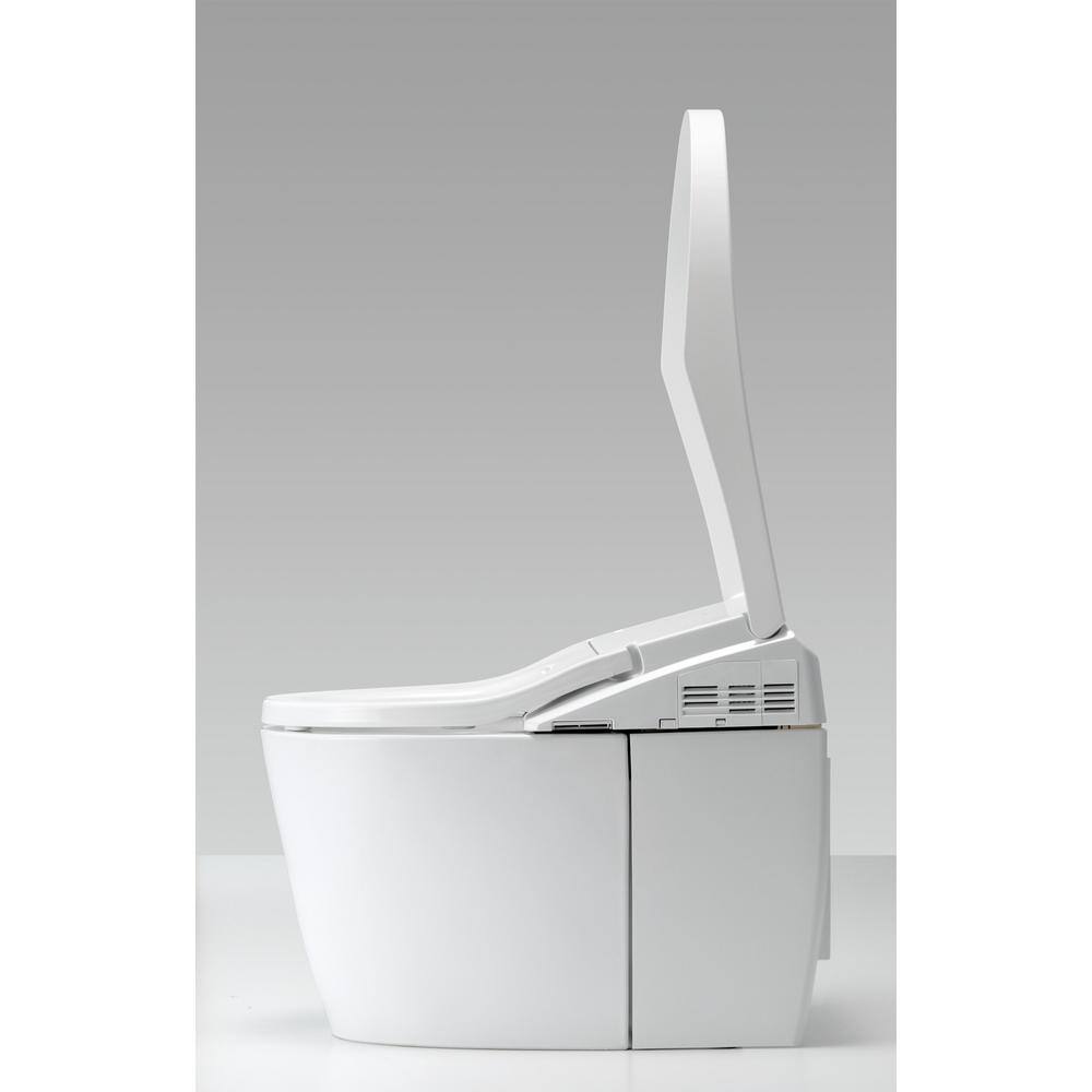 TOTO Neorest AH 2-Piece 0.81.0 GPF Dual Flush Elongated ADA Comfort Height Integrated Bidet Toilet in Cotton White MS989CUMFG#01