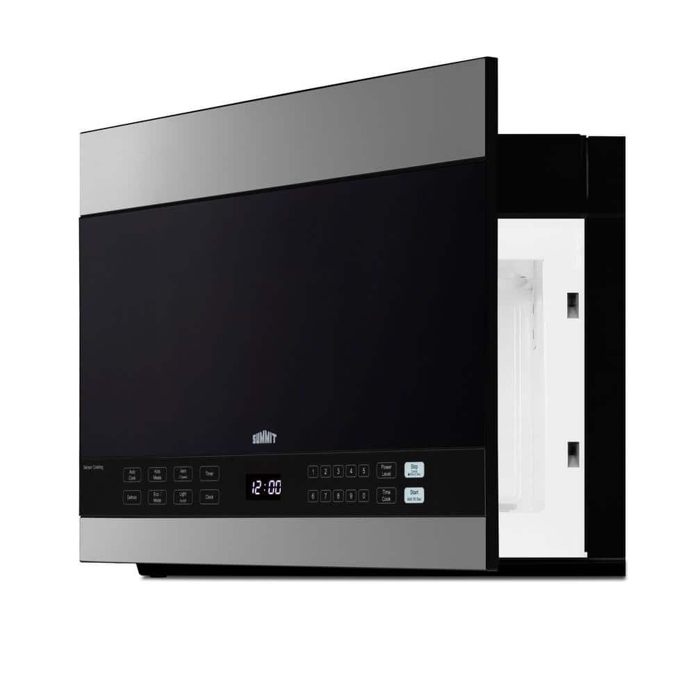 Summit Appliance 24 in 14 cu ft Over the Range Microwave in Stainless Steel