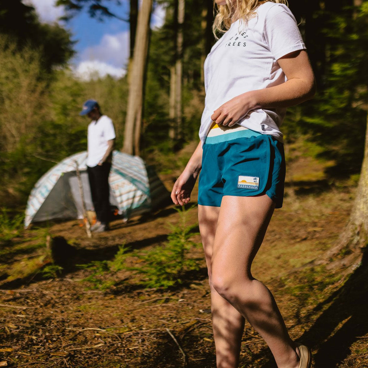 Explore Recycled All Purpose Shorts - Blue Coral