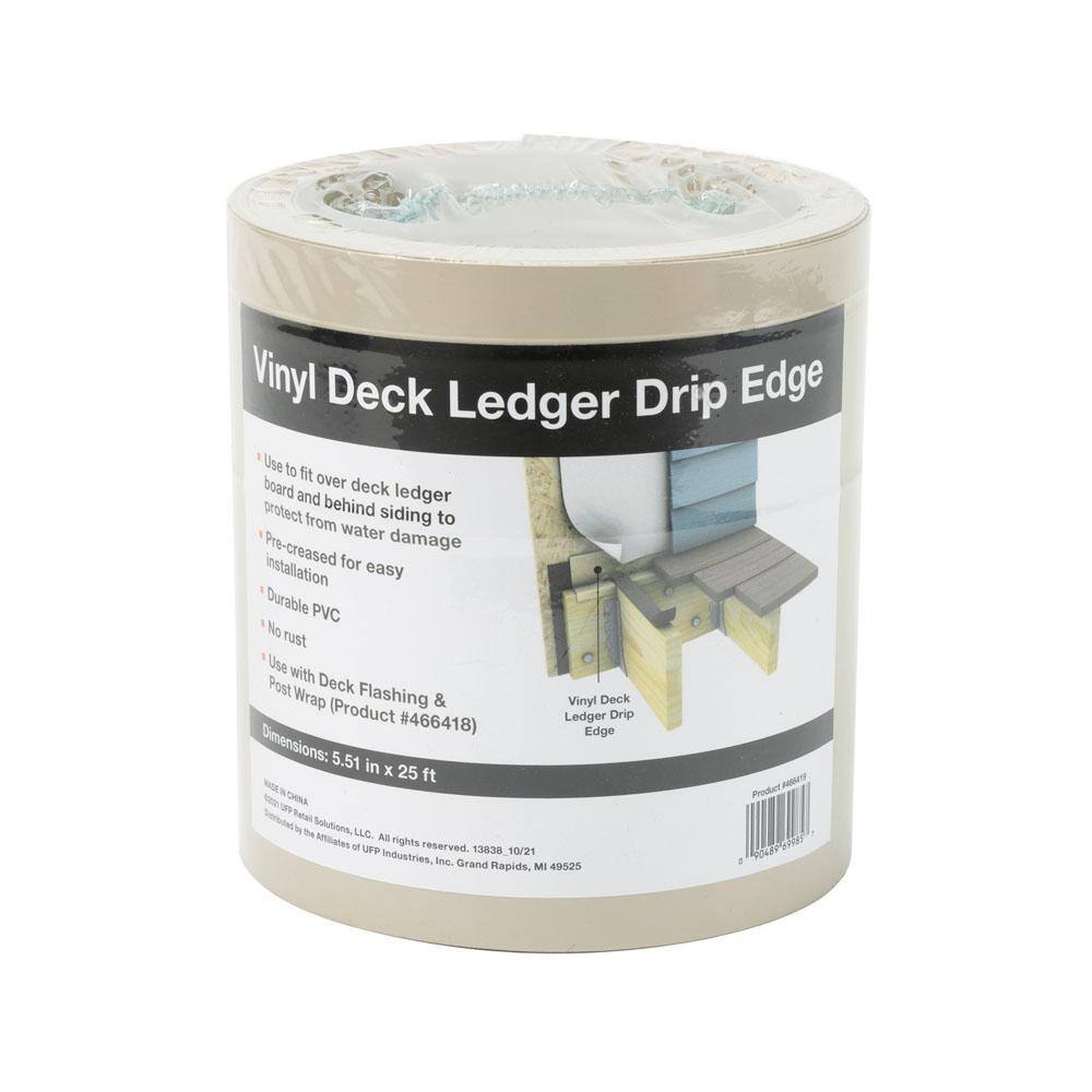 ProWood 25 ft. Roll Vinyl Deck Ledger Drip Edge (6-Pack) 491157